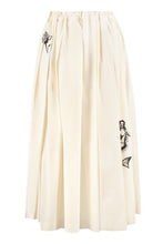 Load image into Gallery viewer, Printed cotton midi skirt
