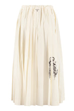 Load image into Gallery viewer, Printed cotton midi skirt
