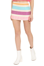 Load image into Gallery viewer, Striped mini skirt

