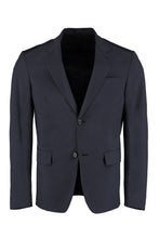 Load image into Gallery viewer, Virgin wool blend single-breast jacket
