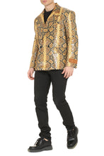 Load image into Gallery viewer, Printed double-breasted jacket
