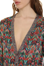 Load image into Gallery viewer, Lurex knit cardigan
