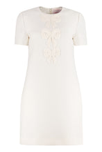 Load image into Gallery viewer, Embroidered crêpe dress
