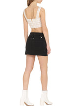 Load image into Gallery viewer, Lurex tweed cropped top
