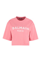 Load image into Gallery viewer, Logo detail cropped t-shirt
