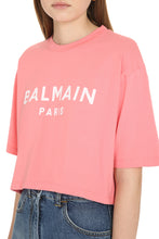 Load image into Gallery viewer, Logo detail cropped t-shirt
