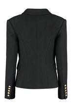 Load image into Gallery viewer, Cotton double-breasted blazer
