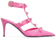 Load image into Gallery viewer, Valentino Garavani - Roman Studs leather slingback pumps
